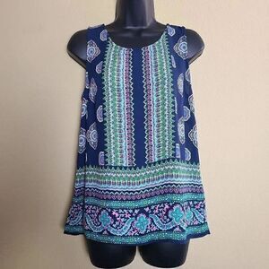 Cynthia Rowley Sheer Sleeveless Top